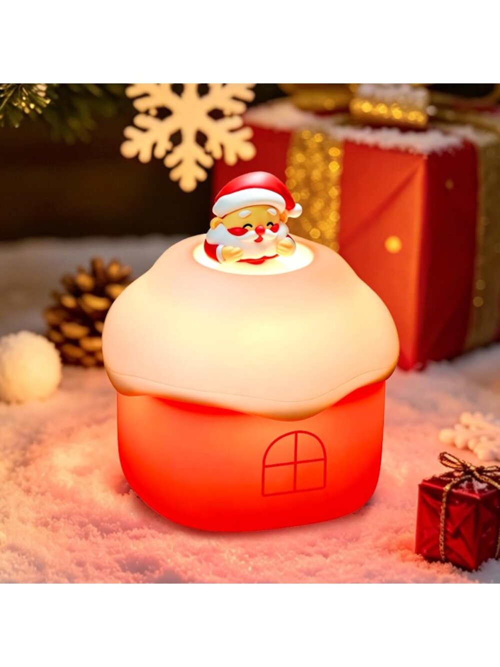 Silicone Christmas Night Light Official Licensed Genuine Festival Decorations